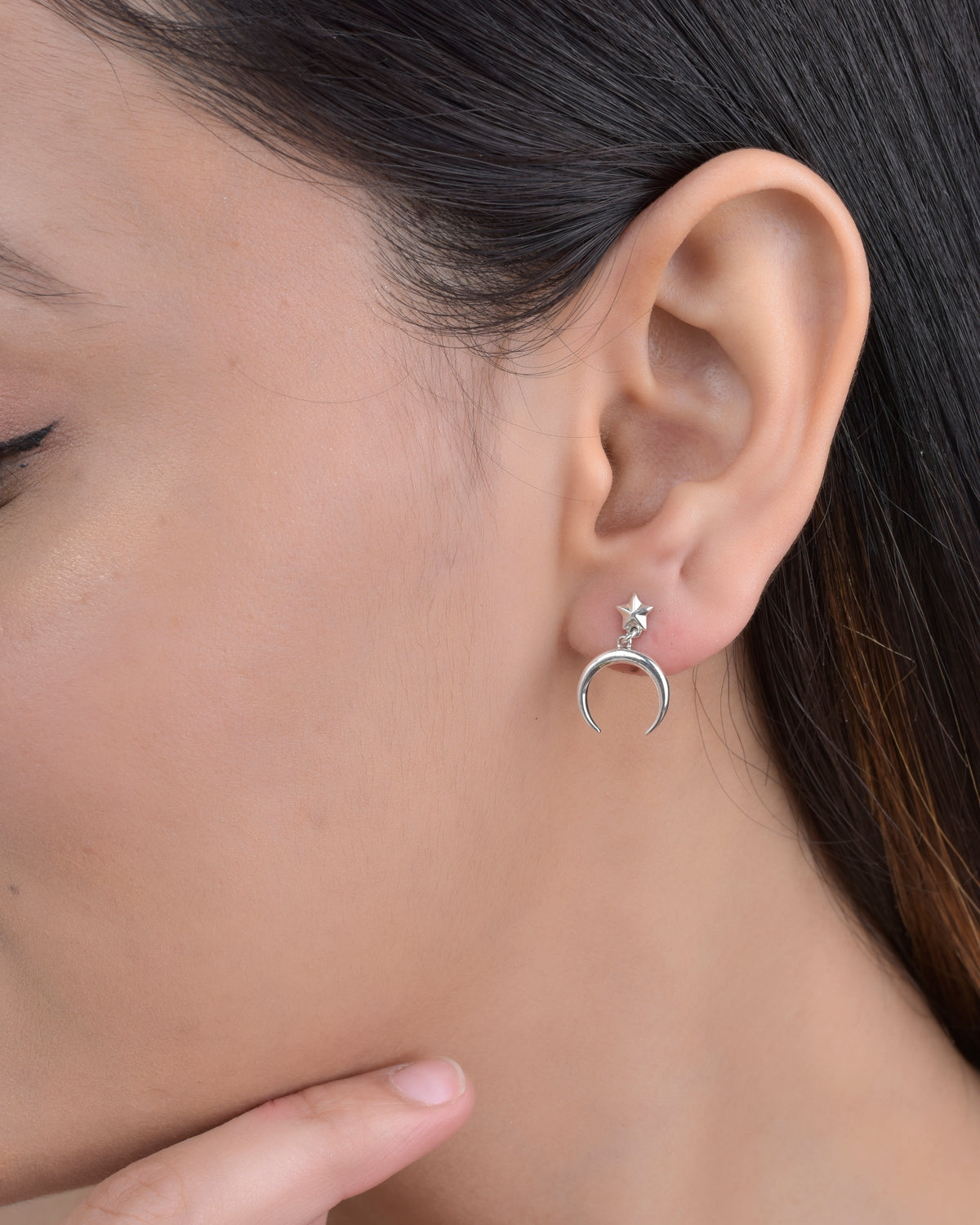 Silver Star Earstuds 005