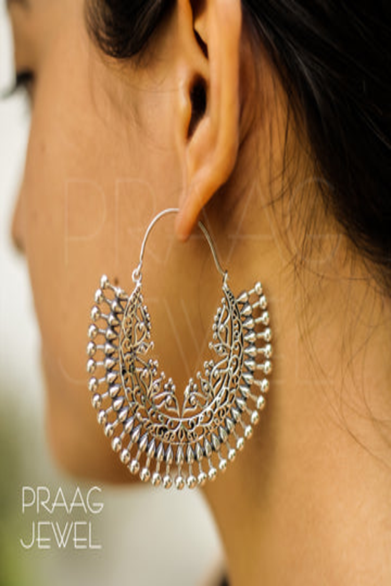 Buy online Rani Pink Brass Earrings for women at best price at bibain   BACWPBCERG00064AW22RNIPNK