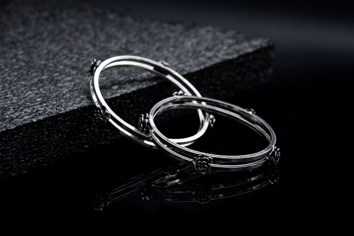 Bangles | Silver Bangles | 925 Silver Bangle | Sterling Silver Bangles | Adjustable bangles |