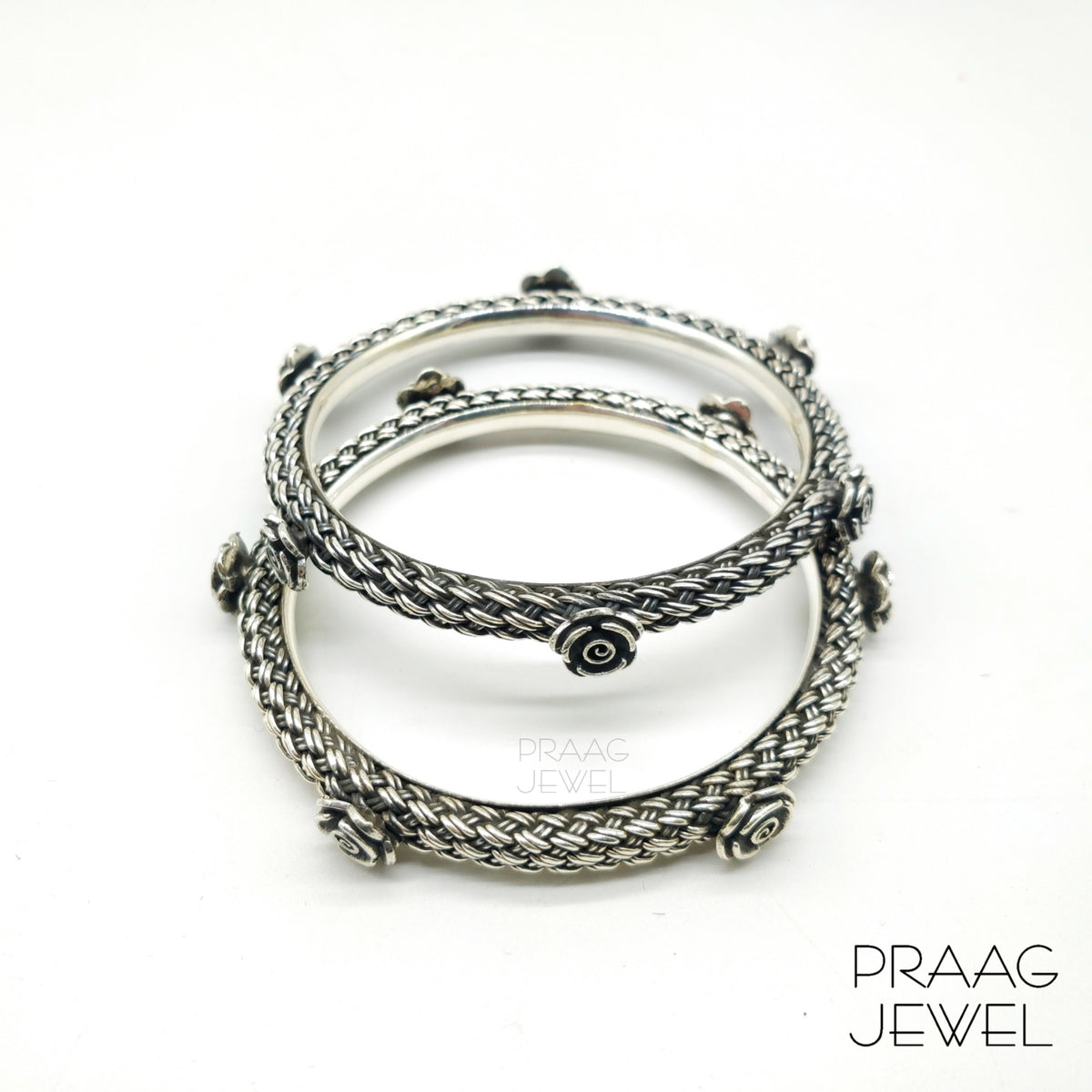 Silver Bangles Image 