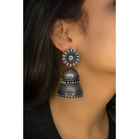 Pure Silver Jhumka | 925 Silver Jhumka | Silver Jhumka