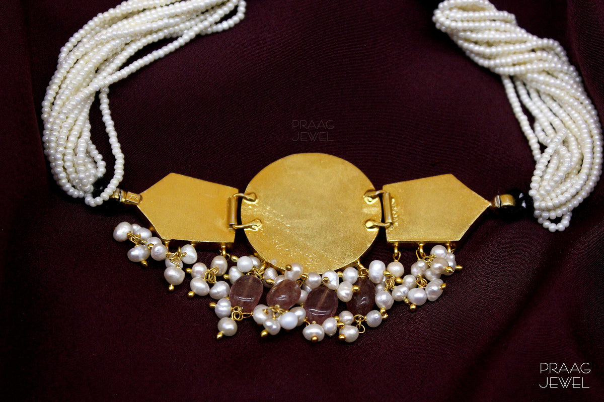 Kundan Choker | Silver Choker | kundan choker | Silver kundan choker | silver necklace |