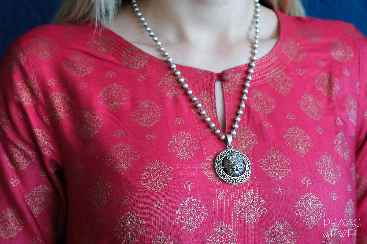 Silver Pendant Image | Necklace Image | Necklace | Silver Necklace | Silver Pendant with Necklace | 925 Silver Necklace | Pure Silver Necklace