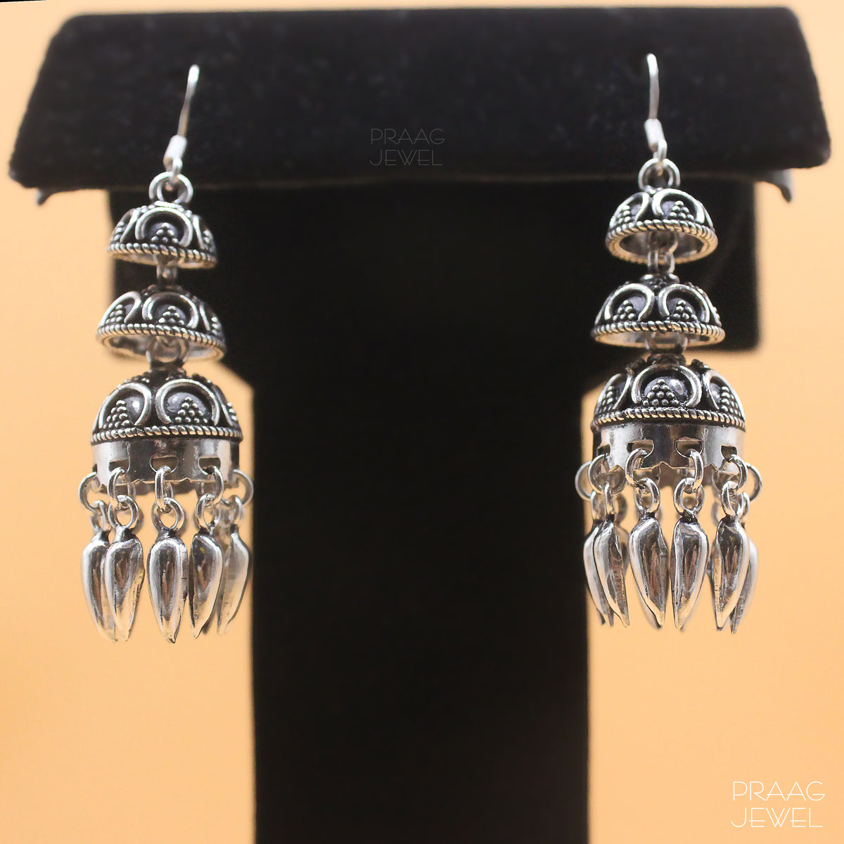 Silver Jhumka Image | silver jhumka Image | Silver Earring | Jhumka| 925 Silver Earring | Earrings For Girls 
