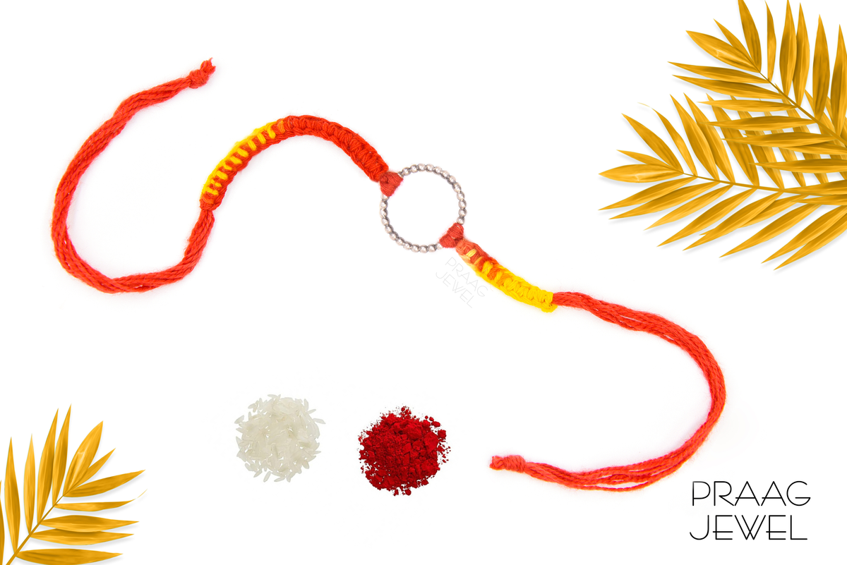 Silver Rakhi Image