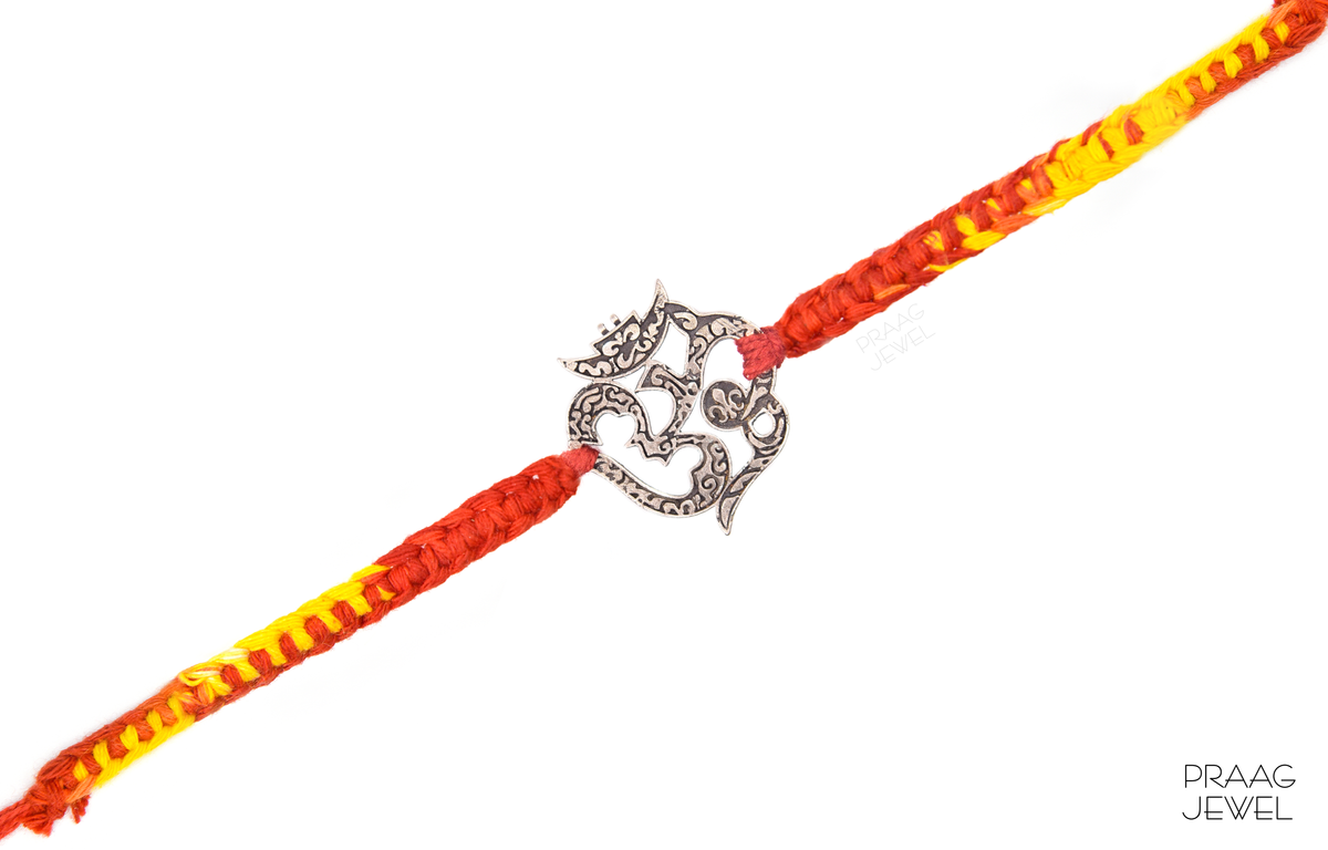 Silver Rakhi Image