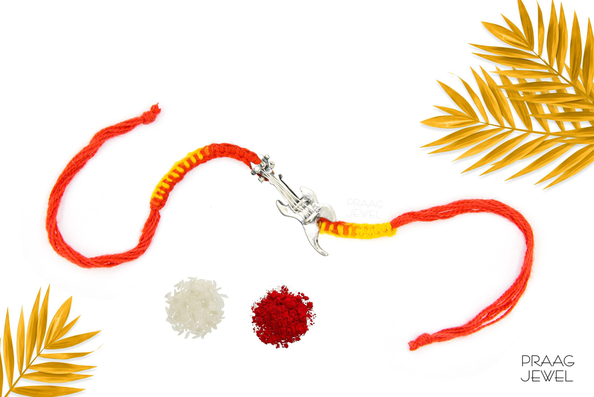 Silver Rakhi Image