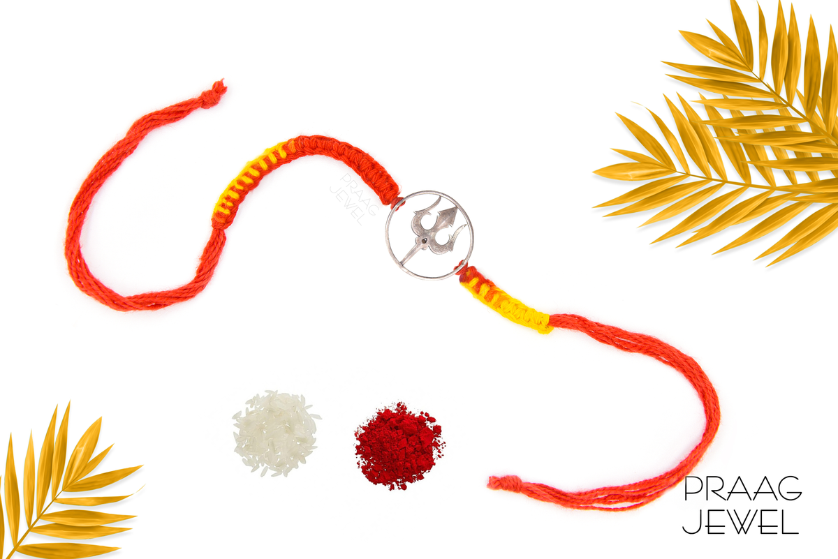 Silver Rakhi Image